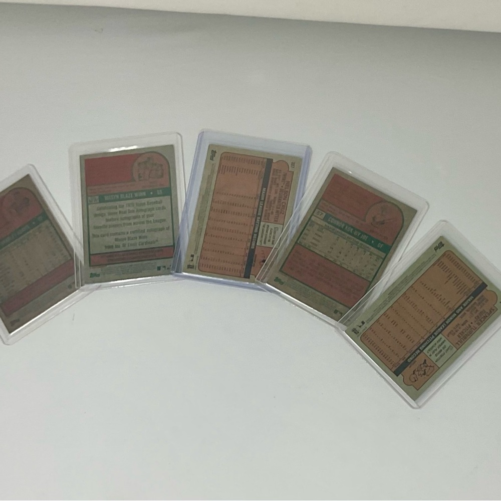 Baseball Trading Card Set - Multicolor - Picture 2 of 2